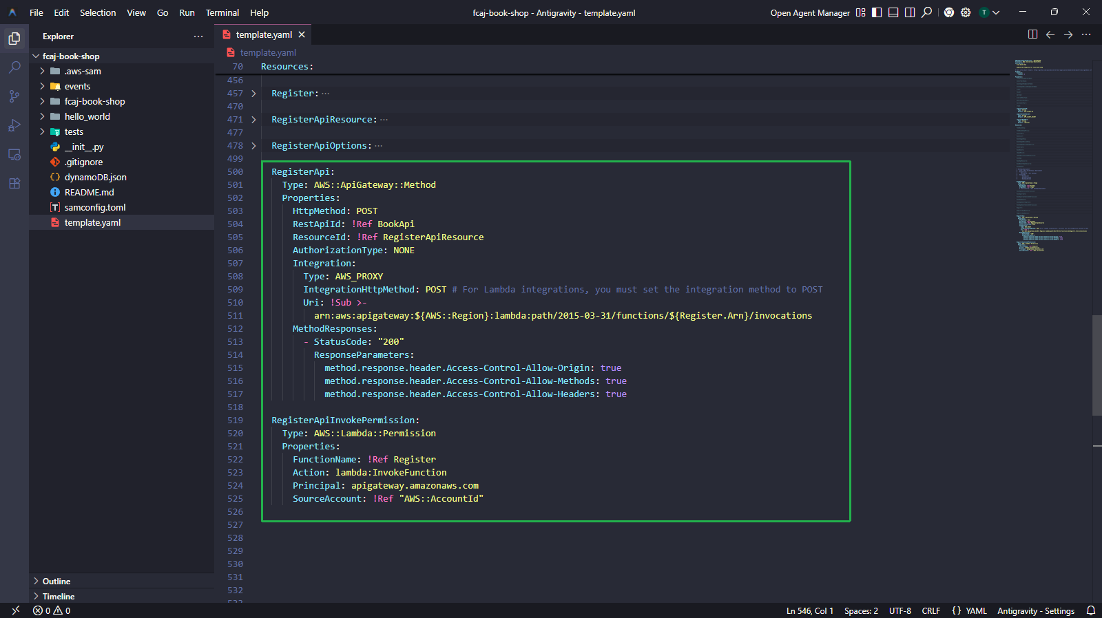 RegisterApi POST and RegisterApiInvokePermission